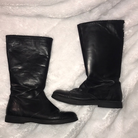 - UGG Maisie leather boot size 5-preowned - Picture 1 of 8